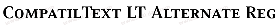 CompatilText LT Alternate Regular Small Caps字体转换